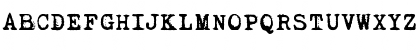 Download Dogtown Typewriter Normal Font Uppercase Preview