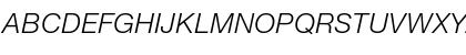 Download Helvetica Neue ET Pro 46 Light Italic Font