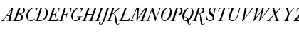 Download ParmaPetitSCItalic Regular Font Uppercase Preview
