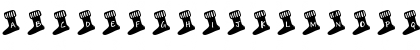 Download pf_xmas sock Regular Font Uppercase Preview
