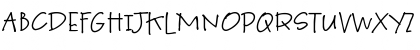 Download PoobyrdHMK Regular Font Uppercase Preview