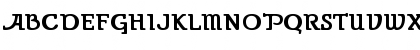 Download Parsons Alternate Regular Font Uppercase Preview