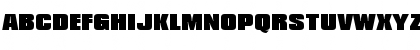 Download Compressed-Black Regular Font Uppercase Preview