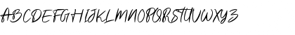 Whistler Regular Font Uppercase Preview