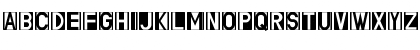 WHITE AND BLACK Regular Font Uppercase Preview WHITE AND BLACK Regular Font Uppercase Preview
