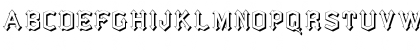 Download ArrowheadLakeShadows Regular Font Uppercase Preview
