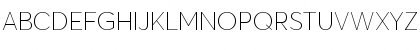 Download Averta Extrathin Font Uppercase Preview