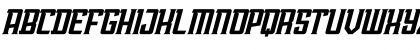 Download AwmU Slant Demo Regular Font Uppercase Preview