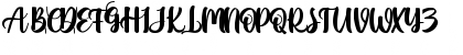 Download bluesfather Regular Font Uppercase Preview