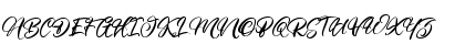 Download Brentley Script Regular Font Uppercase Preview