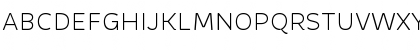Download Brevia Light Regular Font Uppercase Preview