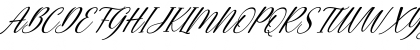 Download Bunny Honey Italic Regular Font Uppercase Preview