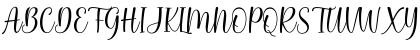 Download Bunny Honey Regular Font Uppercase Preview