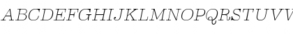 Download Eames Century Modern Thin Italic Font