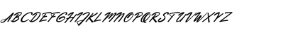 Download Extendo Italic Regular Font Uppercase Preview