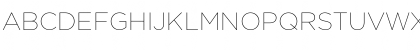 Download Gotham Thin Font Uppercase Preview