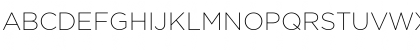 Download Gotham XLight Font Uppercase Preview