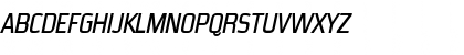 Download CondensansPaneurope-Medium Medium Italic Font Uppercase Preview