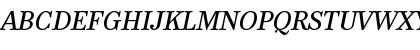 Download PB9TTP-ItalicTF Regular Font Uppercase Preview