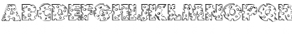 Download PC Swiss Cheese Regular Font Uppercase Preview