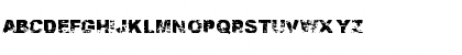 Download PDRPT Regular Font Uppercase Preview