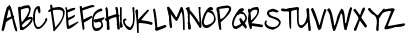 Download Pea Alisha Regular Font Uppercase Preview