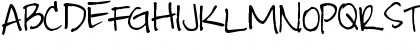Download Pea Amy*Rica Regular Font Uppercase Preview