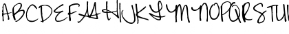 Download Pea Carrie Script Regular Font Uppercase Preview