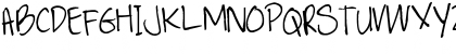 Download Pea Carrie Regular Font Uppercase Preview
