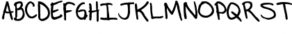 Download Pea Deborah Regular Font Uppercase Preview