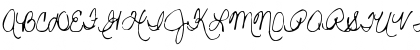 Download Pea Gretchie Regular Font Uppercase Preview
