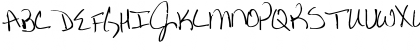 Download Pea Jamie Regular Font Uppercase Preview