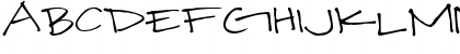 Download Pea Jamie*B* Wake Up Fishy! Regular Font Uppercase Preview