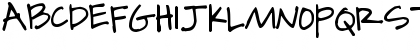 Download Pea Jenny Regular Font Uppercase Preview