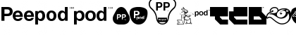 Download Peepod Medium Font Uppercase Preview