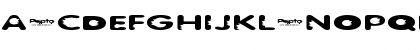 Download Pepto(eval) Regular Font Uppercase Preview