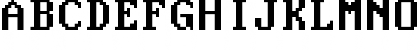 Download Perfect DOS VGA 437 Win Regular Font Uppercase Preview
