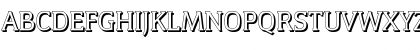 Download CongressShadow Regular Font Uppercase Preview