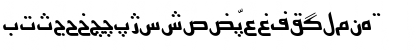Download Persian7KufiSSK Italic Font Uppercase Preview