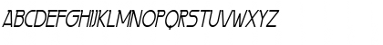 Download PersiaThin Italic Font Uppercase Preview