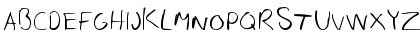 Download Pete-Boy <> Hand of Pete-Boy Regular Font Uppercase Preview