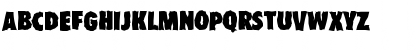 Download PeterBeckerCondRandom-Heavy Regular Font Uppercase Preview