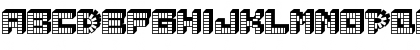 Download PEZ font Regular Font Uppercase Preview