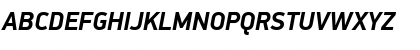 Download PF DinDisplay Pro Bold Italic Font Uppercase Preview