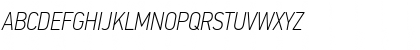 Download PF Din Text Cond Pro Thin Italic Font Uppercase Preview