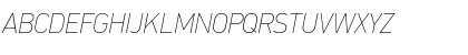 Download PF DinText Pro ExtraThin Italic Font Uppercase Preview