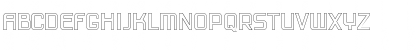 Download PF HausSquare Pro Light Outline Font Uppercase Preview