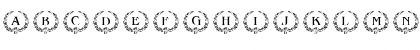 Download pf_another_wreath Regular Font Uppercase Preview