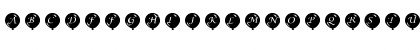 Download pf_ballons-1 Regular Font Uppercase Preview