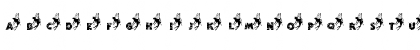 Download pf_fairie-3 Regular Font Uppercase Preview
